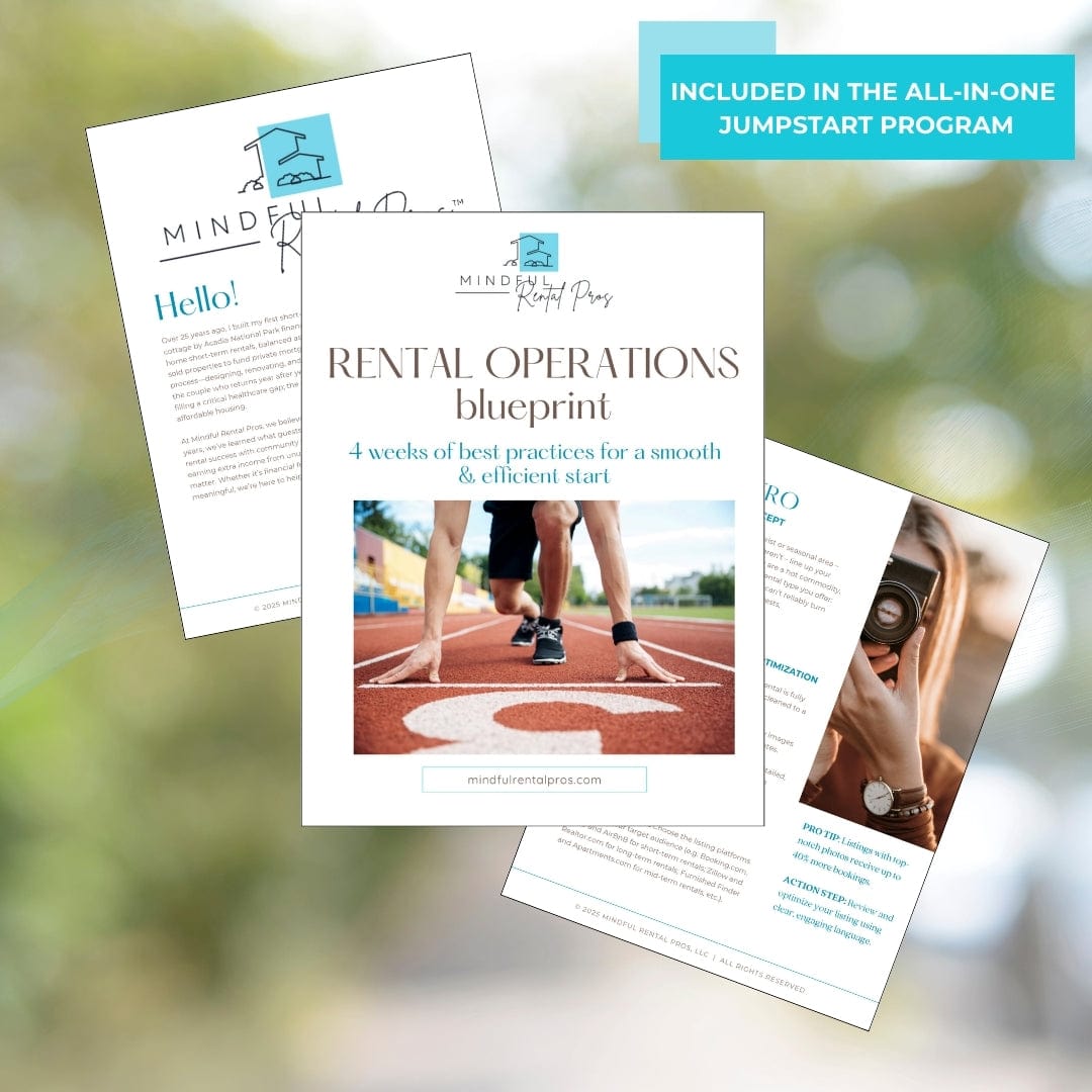 Mindful Rental Pros Guide MRP Rental Operations Blueprint Short Term Rental Long Term Rental